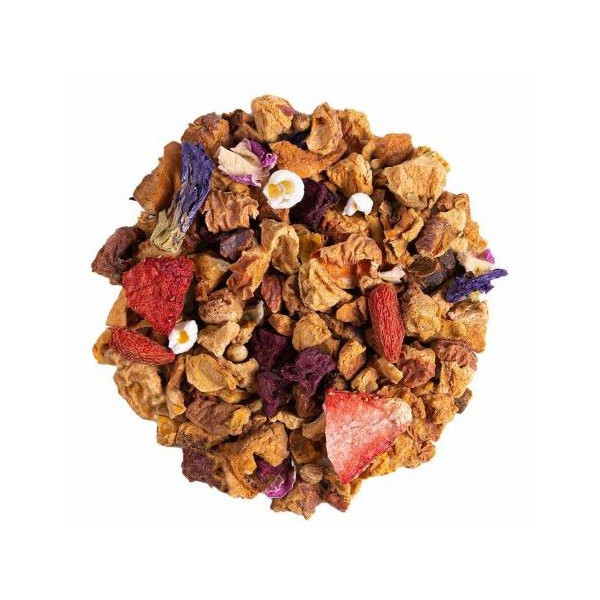Infusion fraise des bois et coriandre