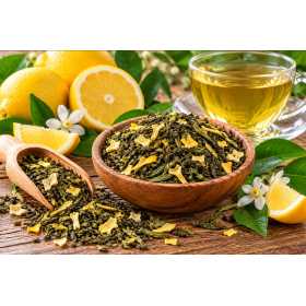 Thé vert au Citron - Sachet 100g