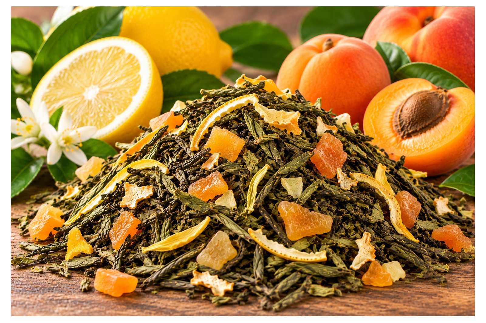 Thé Vert Citron Abricot - Sachet 100g