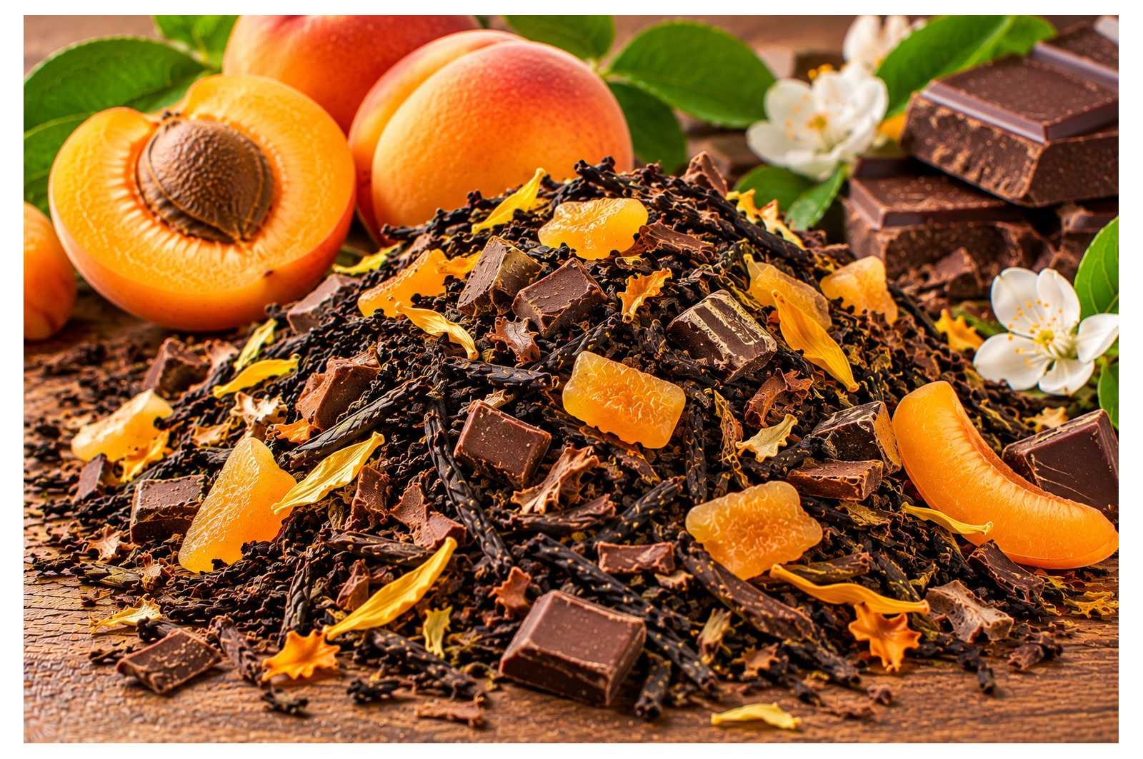 Thé noir Chocolat Abricot – 100g