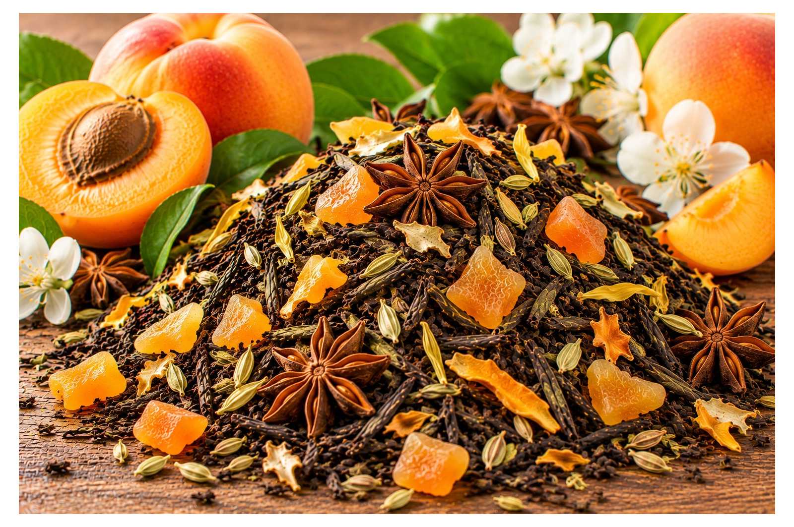 Thé noir Anis Abricot – Sachet 100g