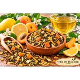 Thé Vert Citron Abricot - Sachet 100g
