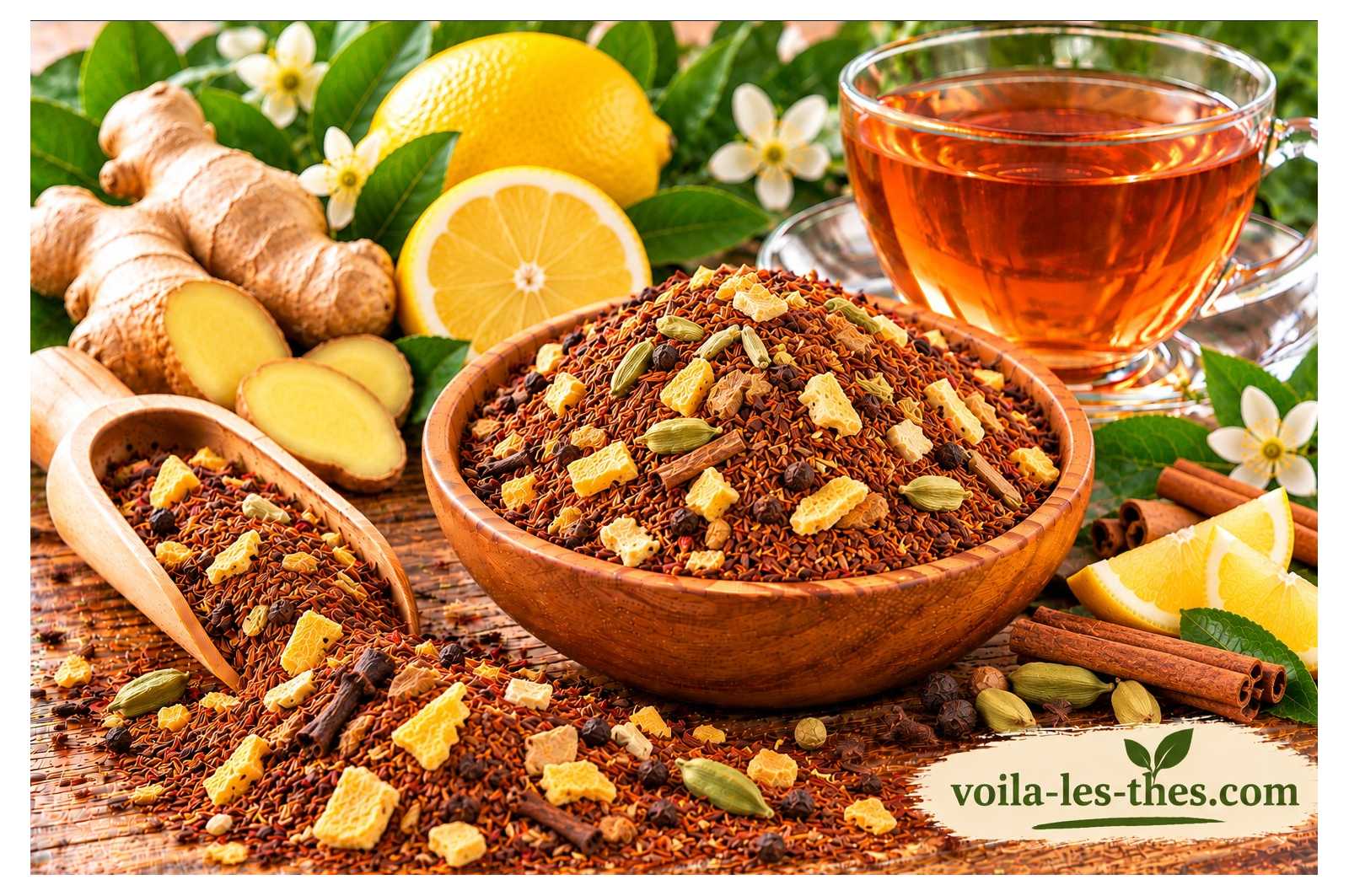 Rooibos Gingembre Citron Epices - 100g