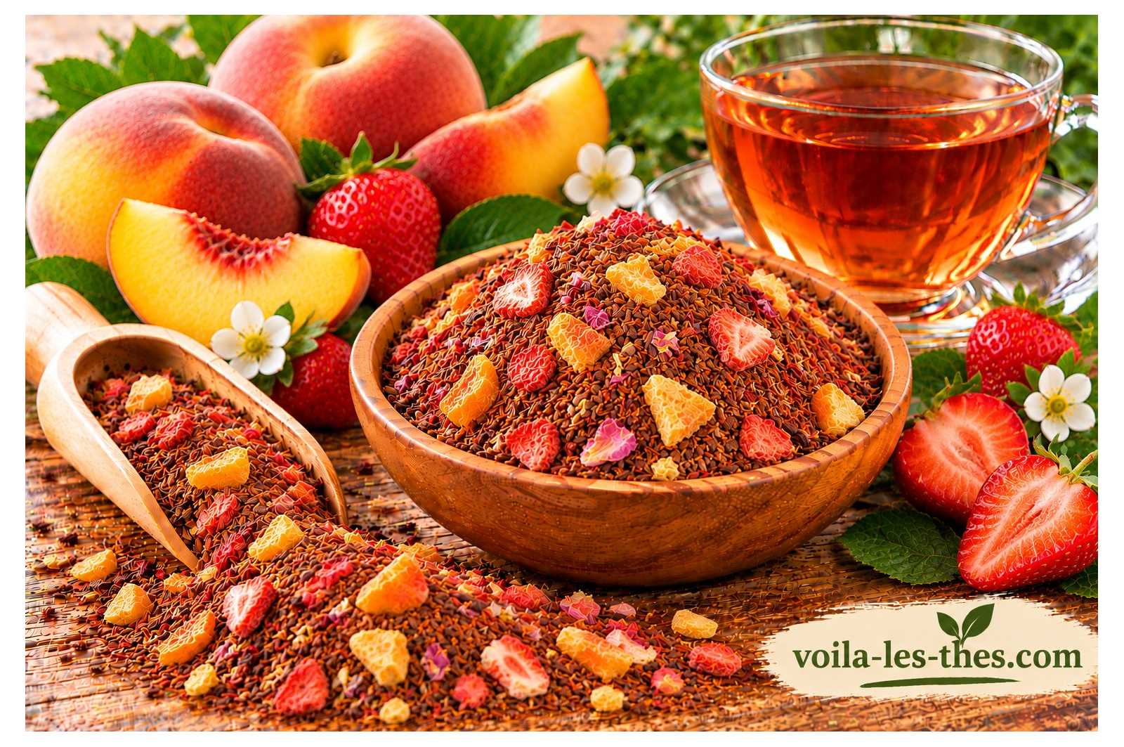Rooibos Pêche et Fraise