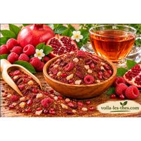 Rooibos Framboises et Grenades - 100g