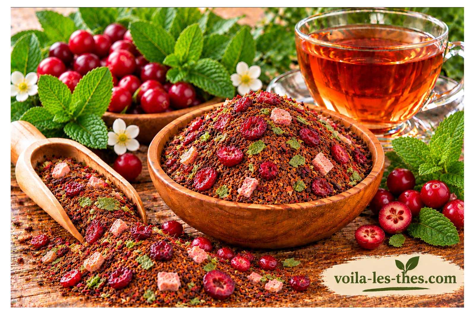 Rooibos Menthe et Cranberry