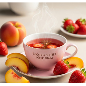 Rooibos SORBET PECHE FRAISE- ( Saveur pêche fraise)