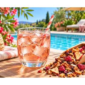 Infusion glacée fruits rouges