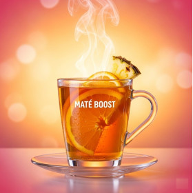 MATÉ BOOST - ( saveur ananas orange)