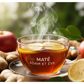 MATÉ ADAM ET EVE - ( pomme, gingembre, citron)