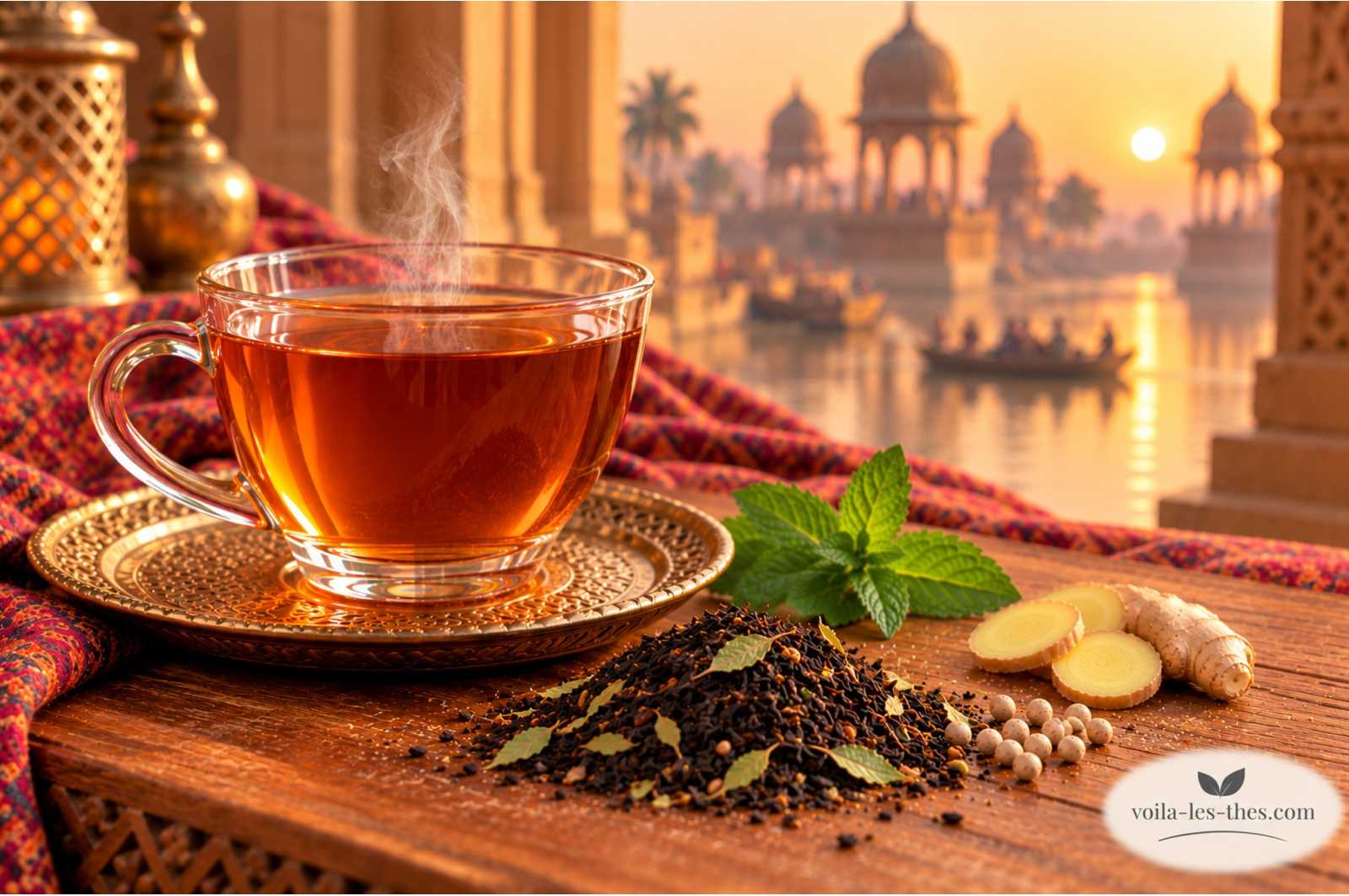 Thé noir Tchaï Massala épicé et menthe