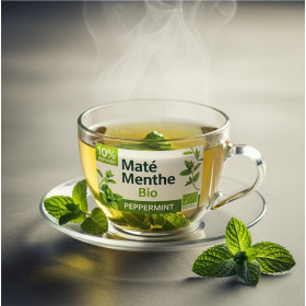 MATÉ MENTHE BIO - ( Saveur menthe poivrée)