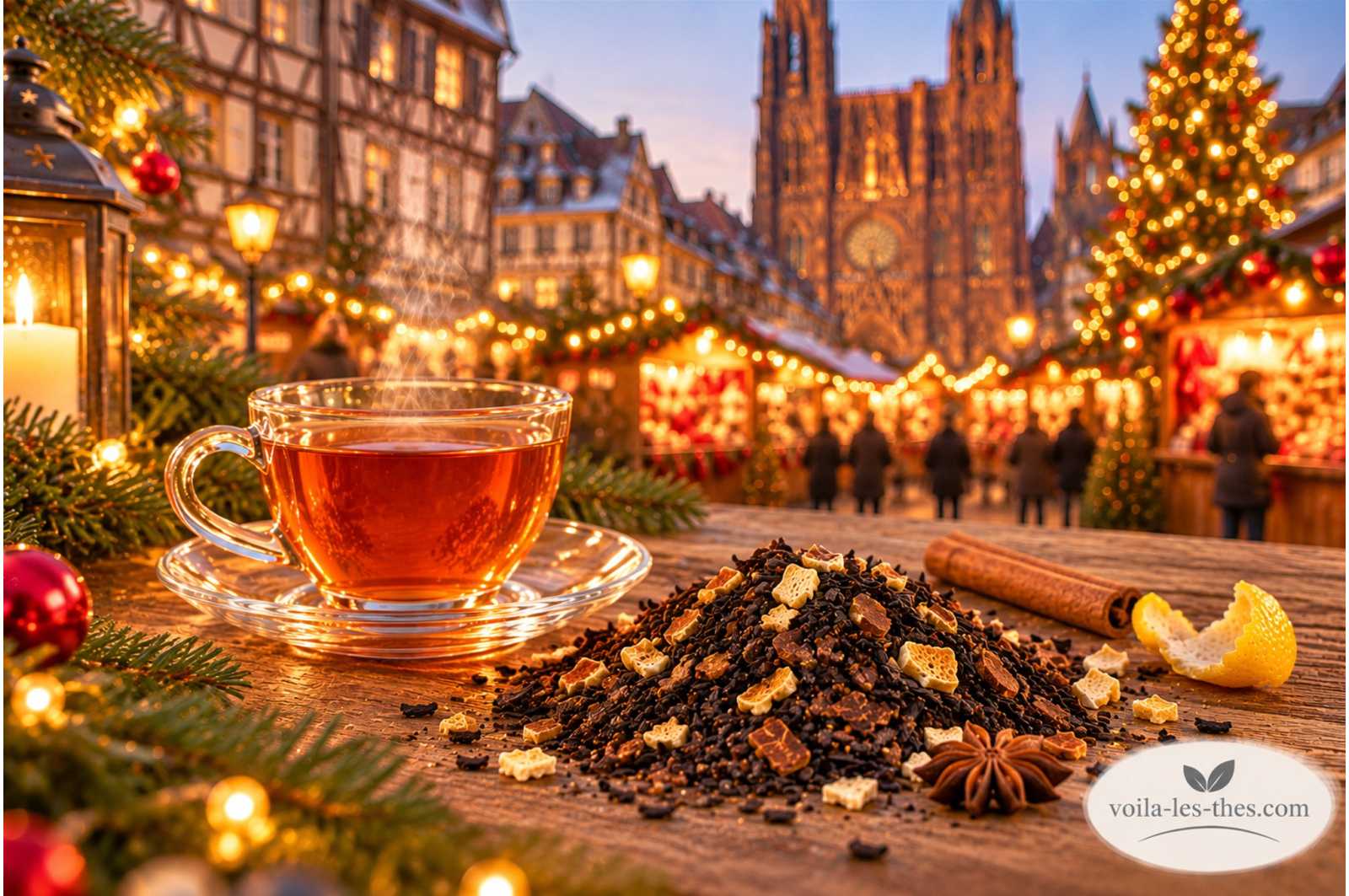 Thé noir de Noël aux épices