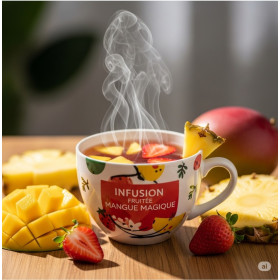 INFUSION FRUITEÉ MANGUE MAGIQUE - ( saveur fraise, ananas, mangue)