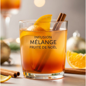 INFUSION MELANGE FRUITÉ DE NOEL - (saveur orange cannelle)