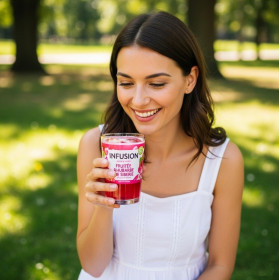 INFUSION FRUITÉE RHUBARBE DE SIBERIE - (saveur sirop de rhubarbe)