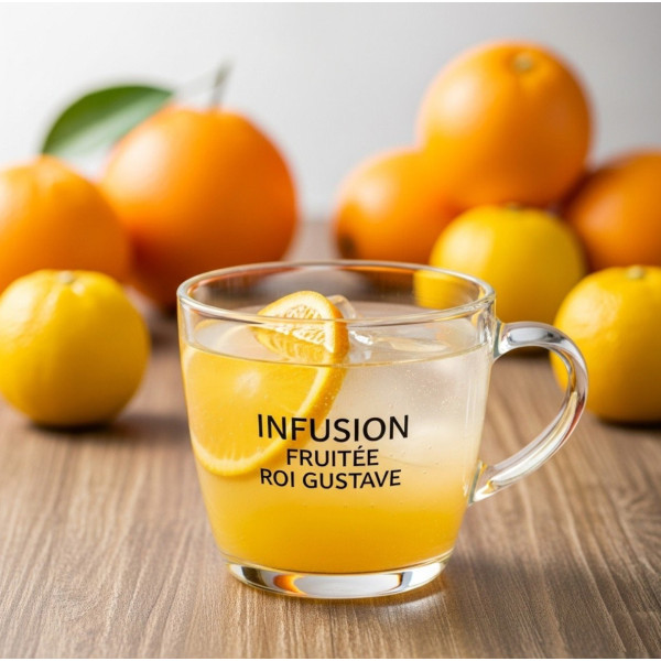 INFUSION FRUITÉE ROI GUSTAVE - (saveur orange et yuzu)