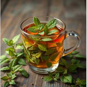 Infusion "Fraîcheur des Jardins" - Saveur 3 menthes - Sans théine