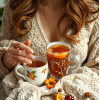 Infusion fruitée "Douceur d'Abricot" - Saveur abricot miel - Sans théine