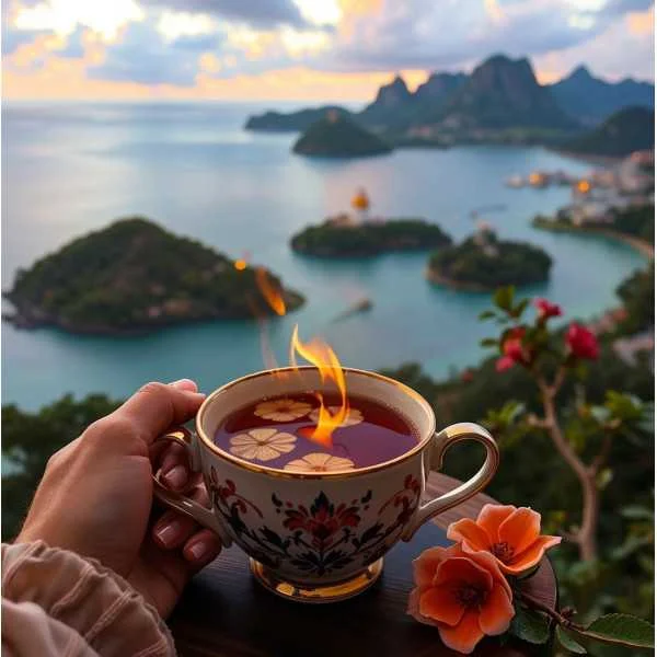 Infusion groseille grenade