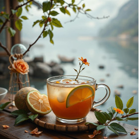INFUSION FRUITÉE MELON PECHE - saveur melon et pêche