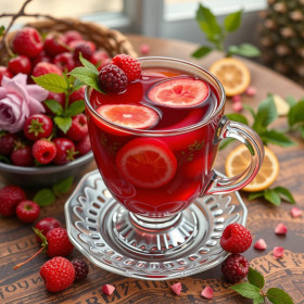 INFUSION FRUITÉE CRAMBERRY - saveur cramberry