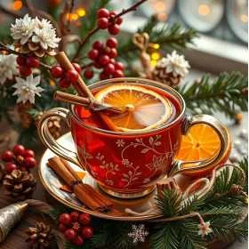 THÉ NOIR DE NOEL - Saveur cannelle orange