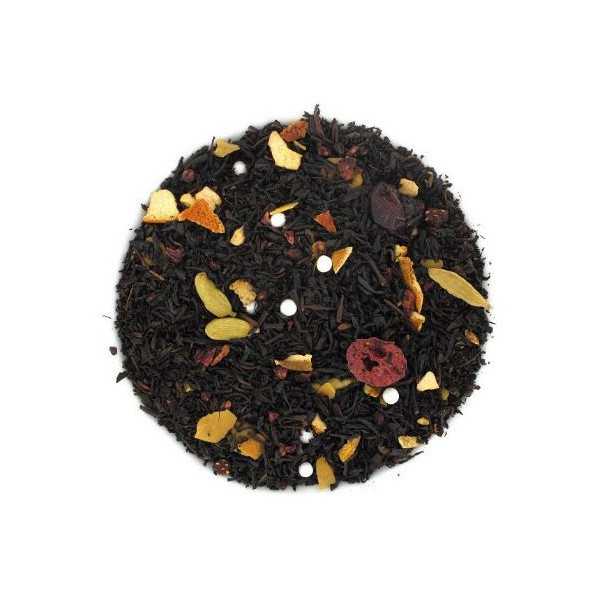 Thé noir Rubis gourmand - Saveur cramberry framboise