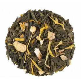 Thé vert Gingembre Orange - Saveur gingembre orange