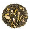 Thé vert Gingembre Orange BIO : stimulant et rafraîchissant, parfait pour dynamiser vos pauses
