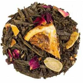 Thé vert Sencha de Noêl - Saveur orange cannelle