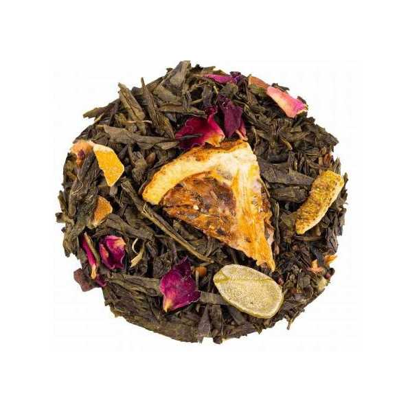 Thé vert Sencha de Noêl - Saveur orange cannelle