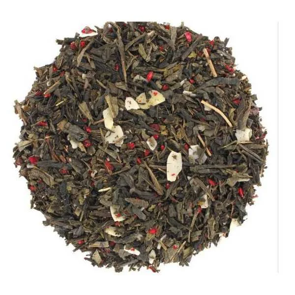 Thé vert Macaron Framboise pour une tasse pleine de charme