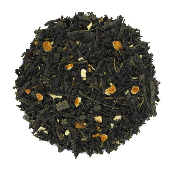Thé vert Orange Citron - Saveur orange citron