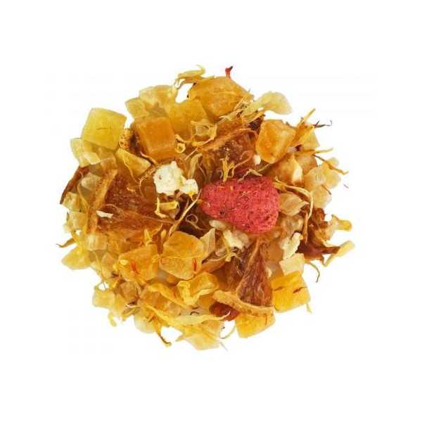 Infusion Mangue Magique : une tasse tropicale et parfumée