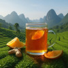 Thé vert Gingembre Orange - Saveur gingembre orange
