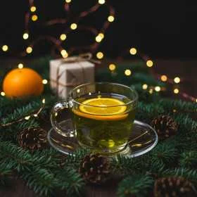 Thé vert Sencha de Noêl - Saveur orange cannelle