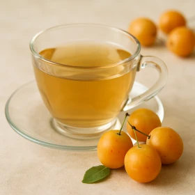 Thé vert Le Jardin d'août - Saveur mirabelle