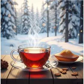 Thé noir Création des Lutins - Saveur cerise, caramel, épices