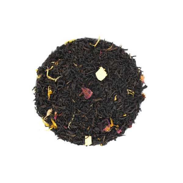 Thé noir "Noir en Fleurs" - Saveur agrumes et fleurs d'oranger