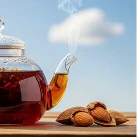 Thé noir nuage d'amandes - Saveur Amandes grillées