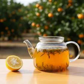 Infusion fruitée Rayons d'Agrumes - Saveur orange yuzu - Sans thèine