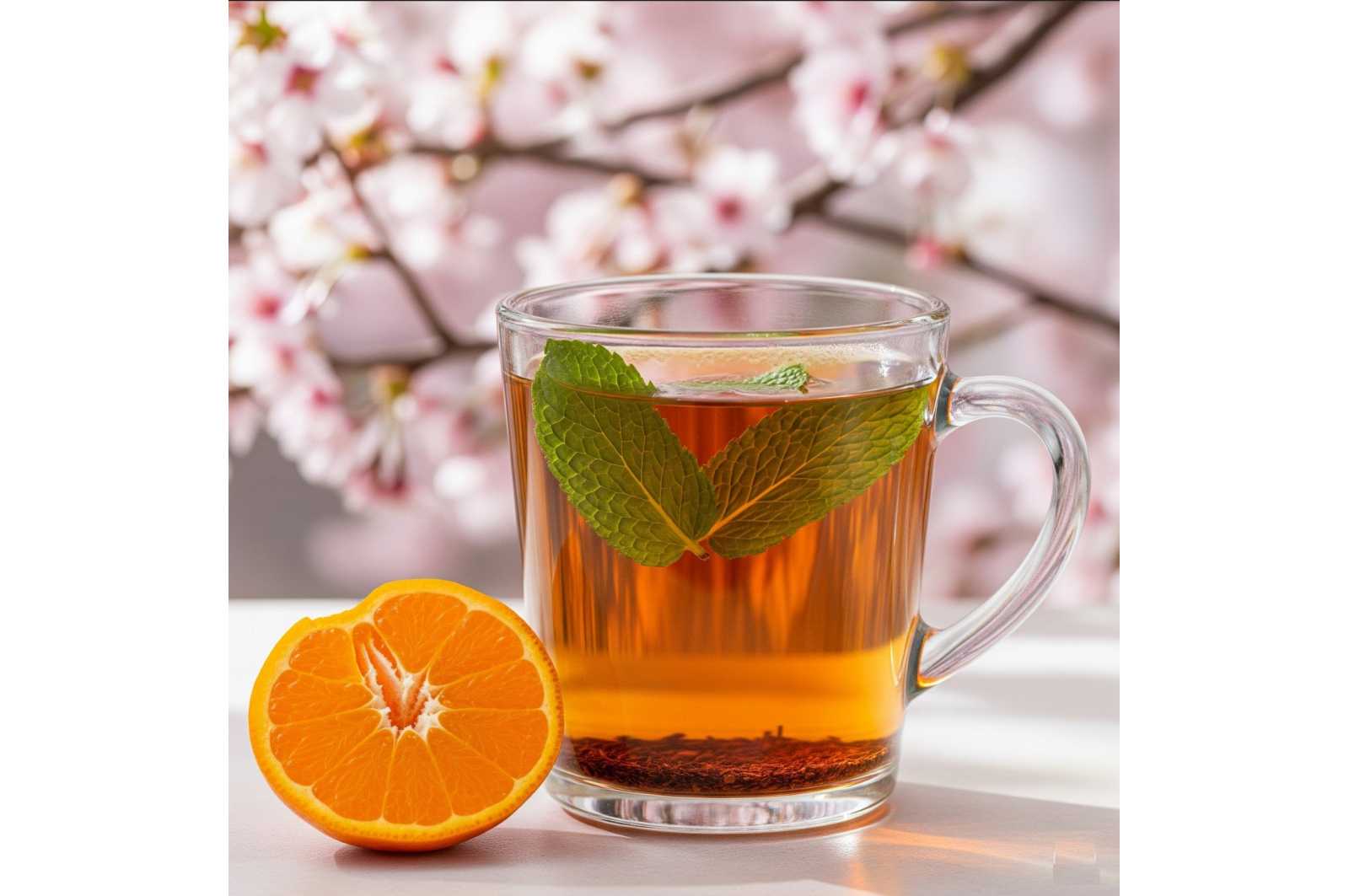 Rooibos vert Cerise Mandarine & Menthe