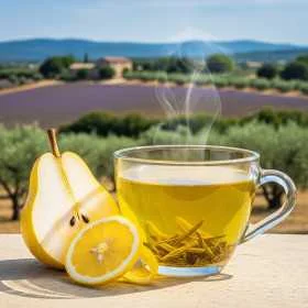 Infusion Citron, caramel et poire