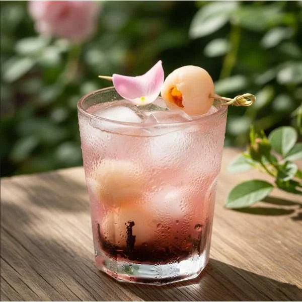 Thé vert Litchi Rose - Très fruité