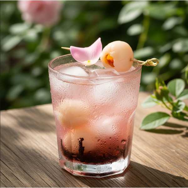 Thé vert Litchi Rose- Très fruité