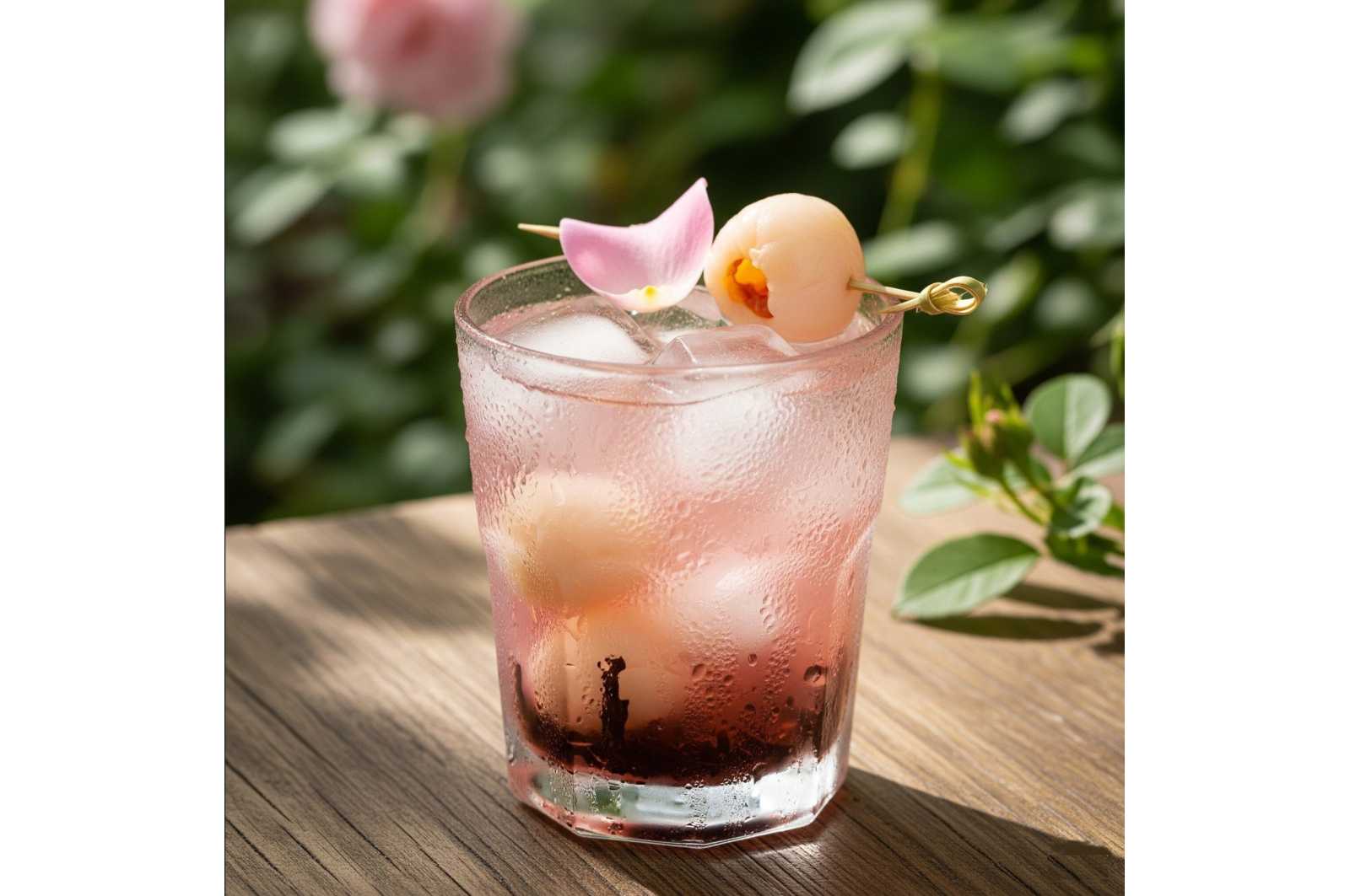 Thé vert Litchi Rose - Très fruité