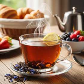 Thé noir Blue Earl grey - Saveur bergamote