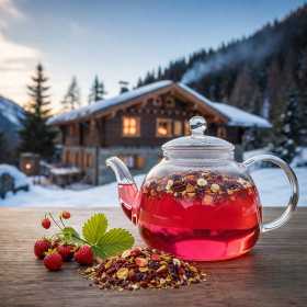 Infusion Coriandre Fraise des Bois – Saveur Fraise des Bois – Sans Théine
