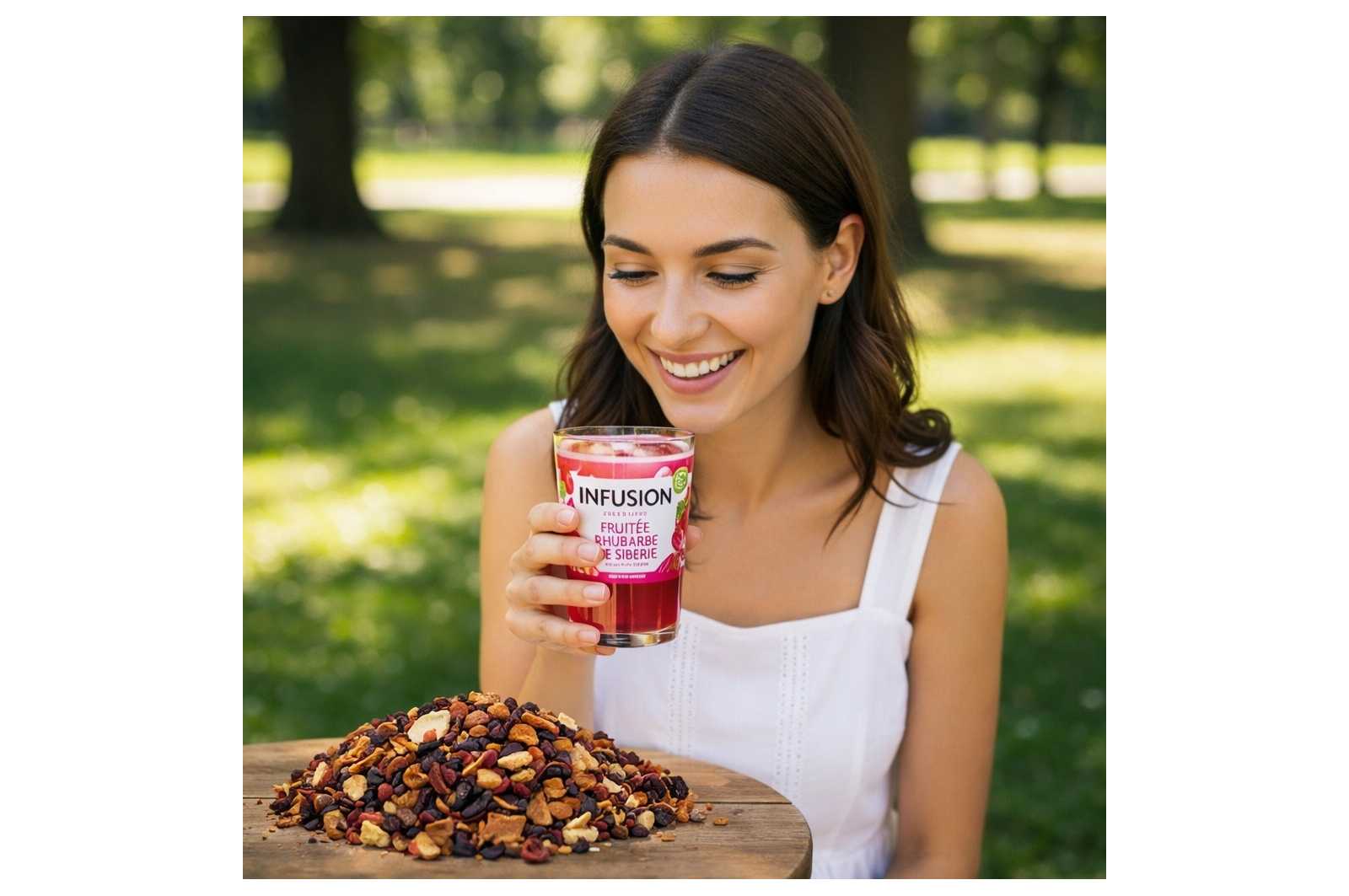 Infusion rhubarbe - une pause désaltérante et parfumée